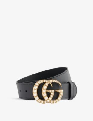 gucci pearl belt selfridges